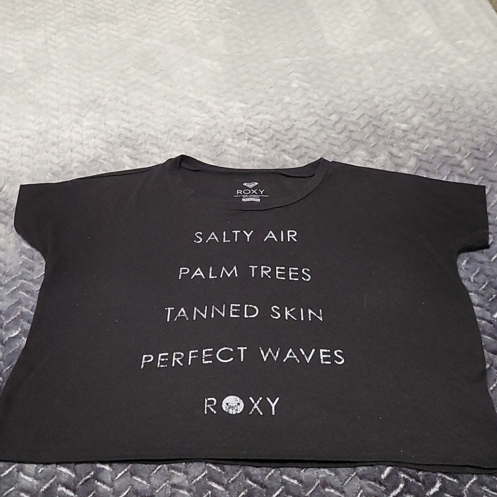 ROXY Black crop top